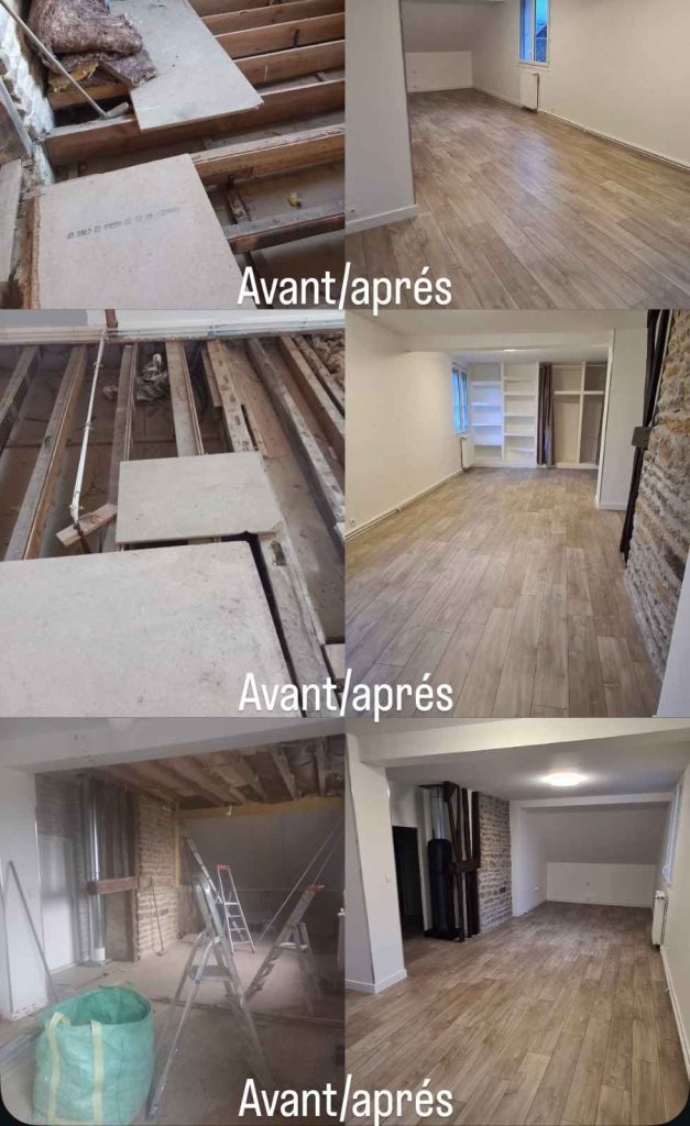Rénovation intérieure avant/après